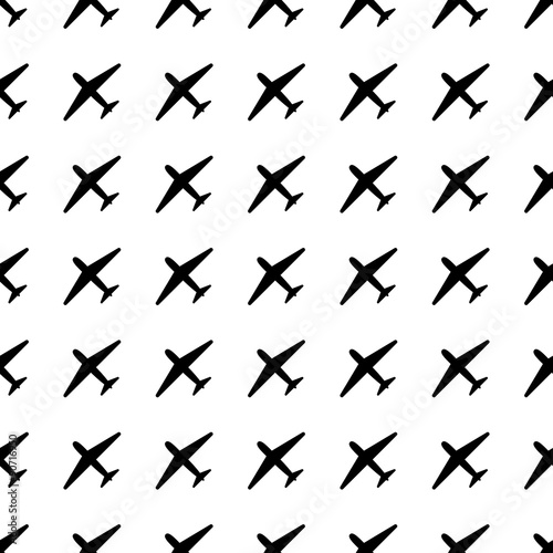 plane seamless pattern. Vector