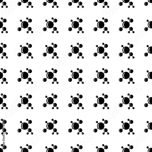 molecule seamless pattern. Vector