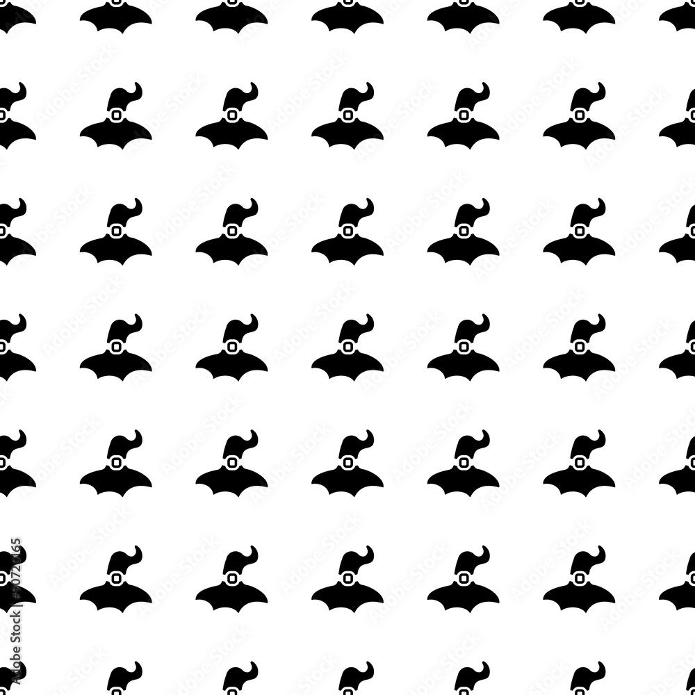 Fototapeta premium Witch hat seamless pattern. Vector