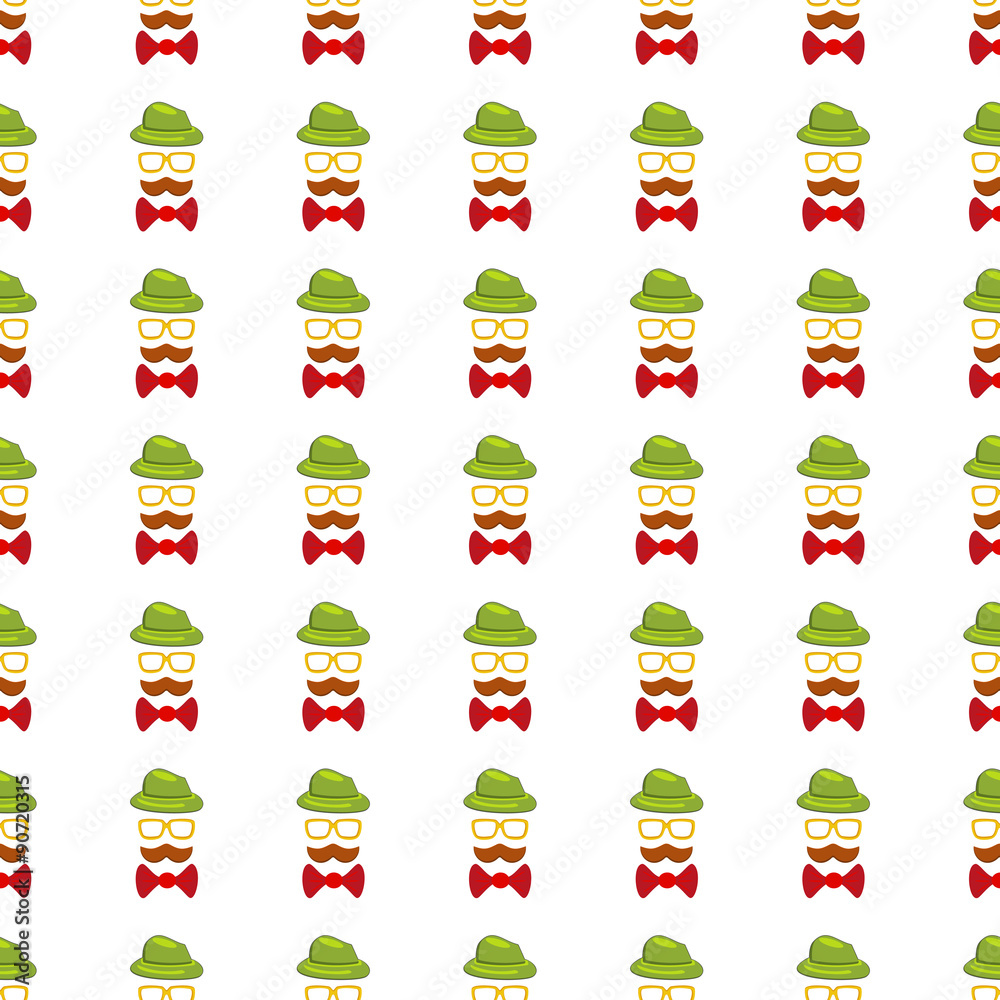 hipster seamless pattern. Vector hipster seamless pattern. Vector