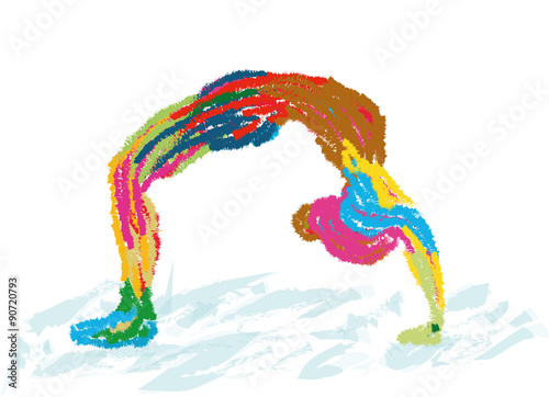 Abstrait - logo - peinture