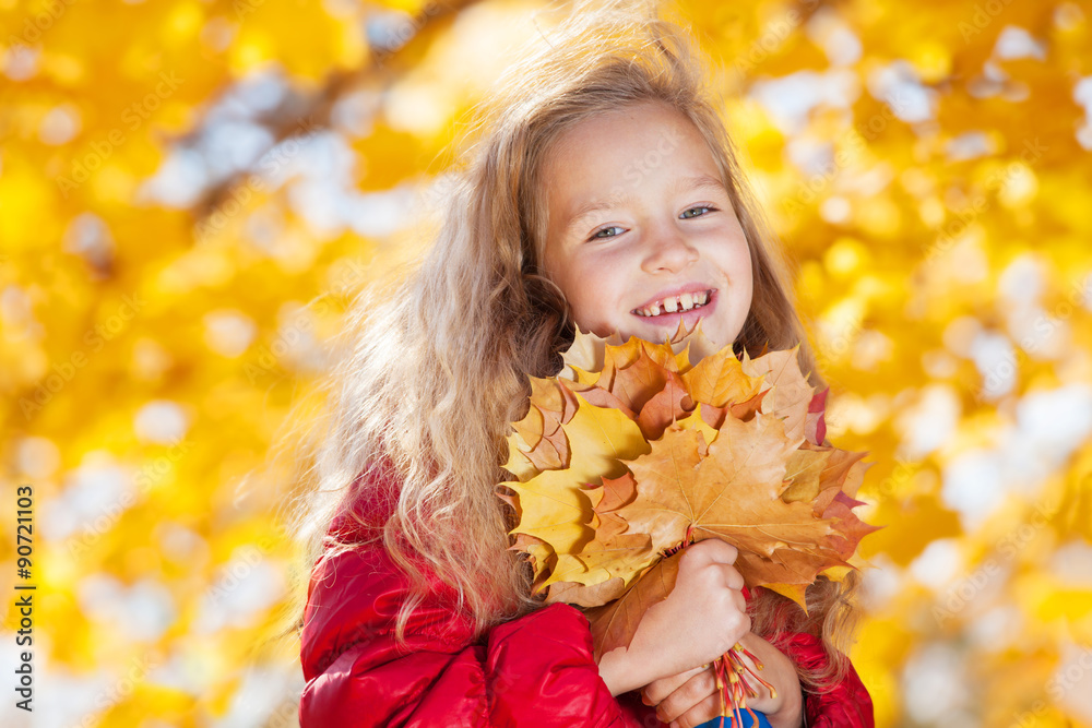 Girl at autumn Girl at autumn