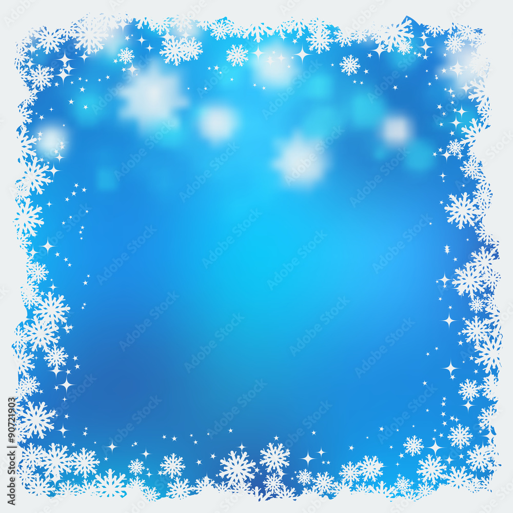 Christmas and New Year blurry vector background Christmas and New Year blurry vector background