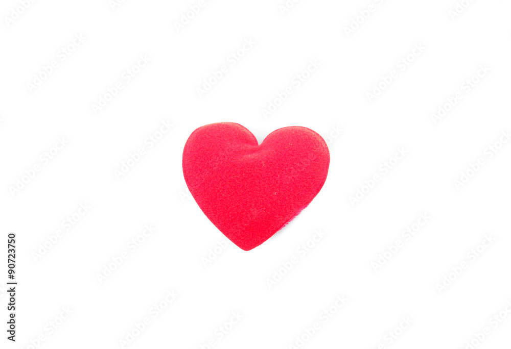 heart on white background.