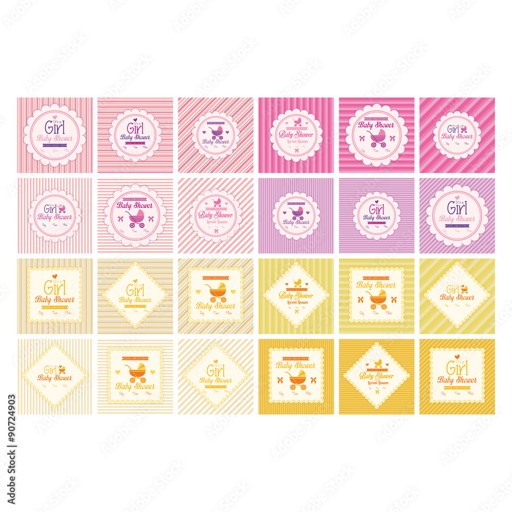 Fototapeta premium Baby Shower