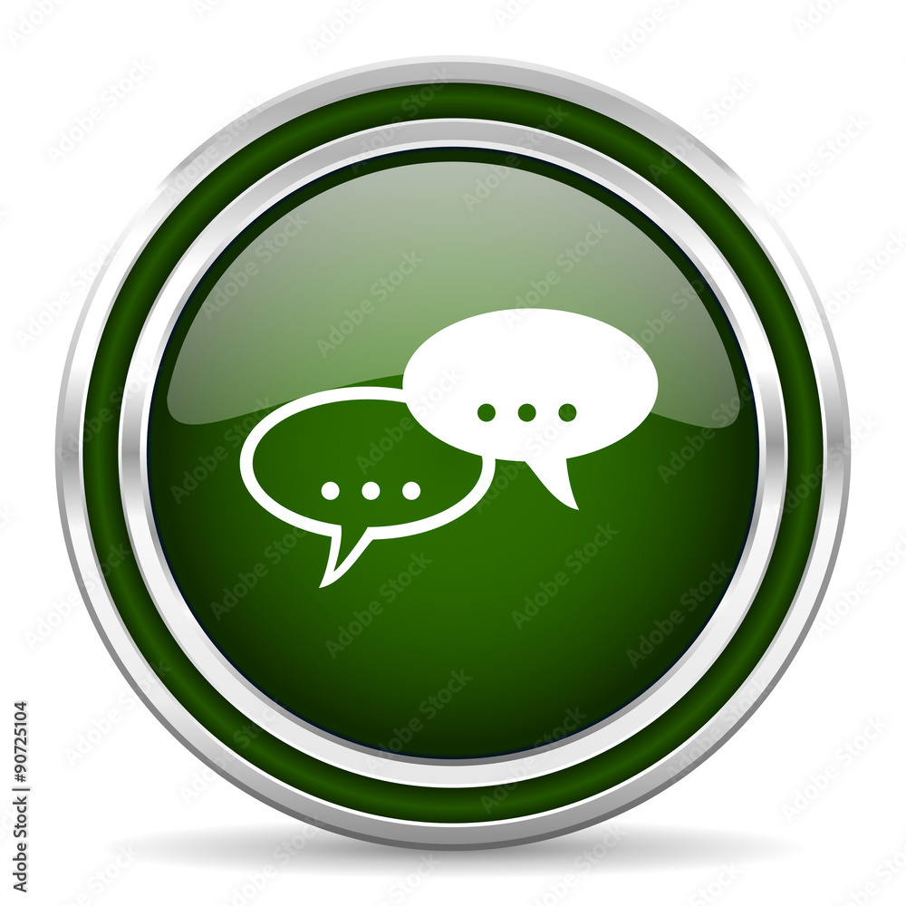 forum green glossy web icon forum green glossy web icon