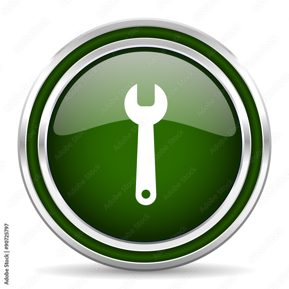 tool green glossy web icon tool green glossy web icon
