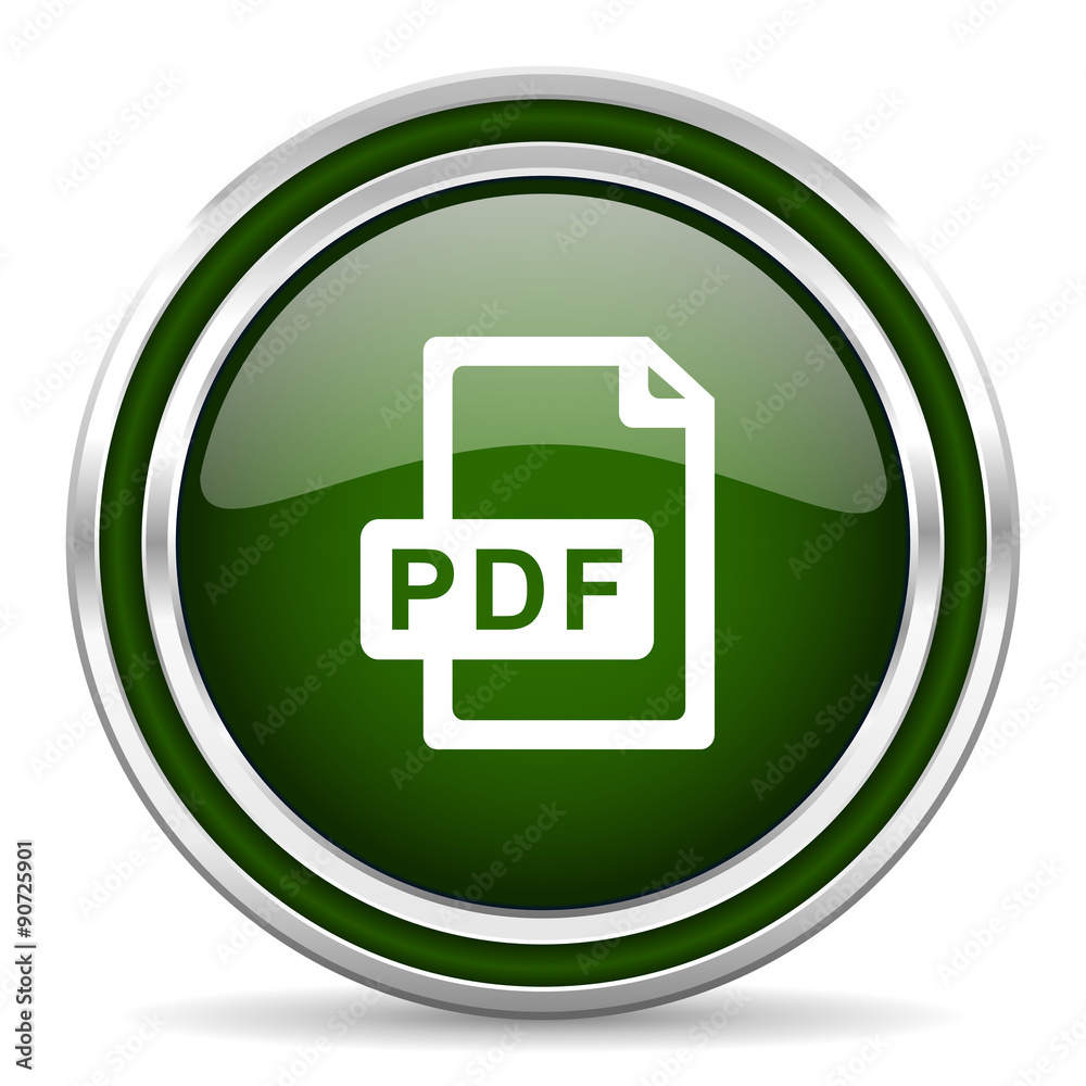 pdf file green glossy web icon pdf file green glossy web icon