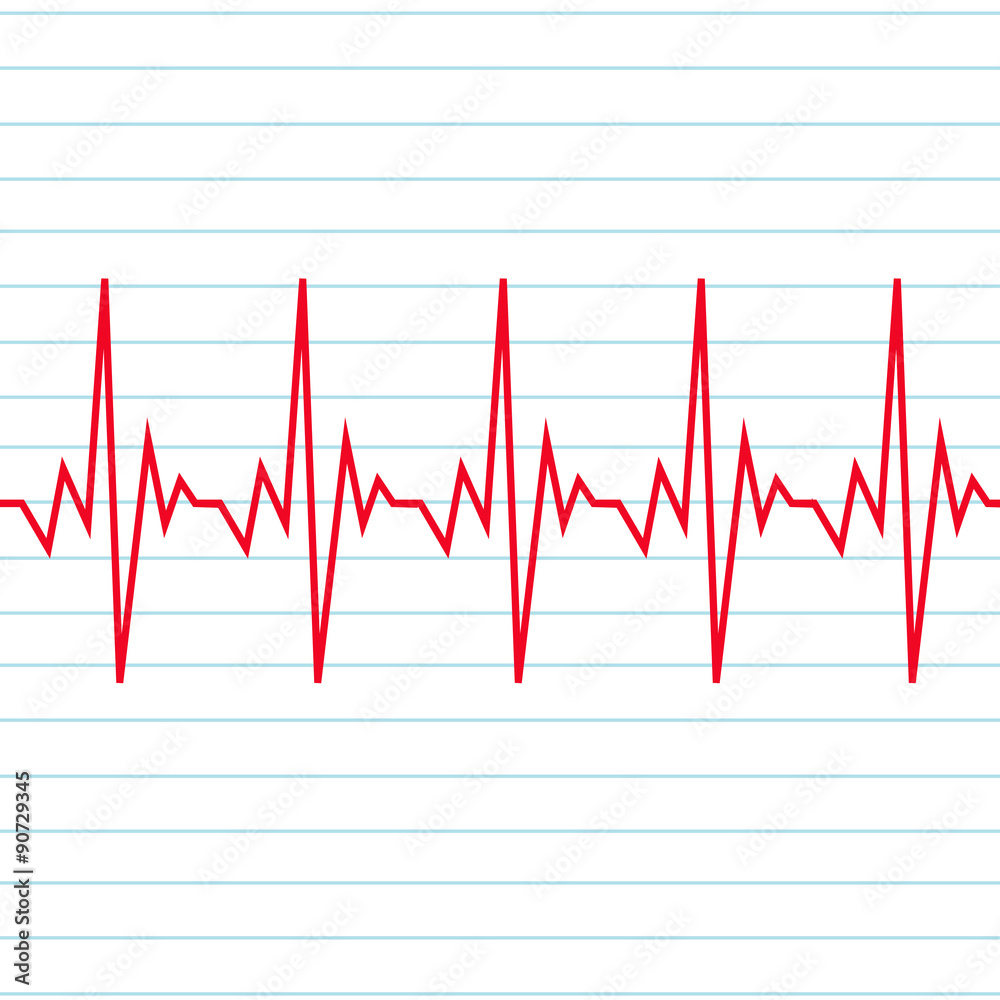 Heart beat cardiogram icon Heart beat cardiogram icon