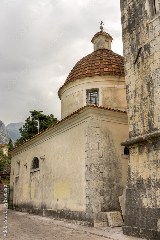 the Church of the St Mary of the River, Dobrota, Tivat, Montenegro