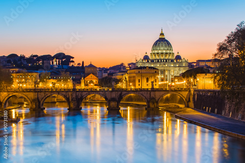 Sunset at the Vatican City