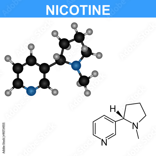 Nicotine structure