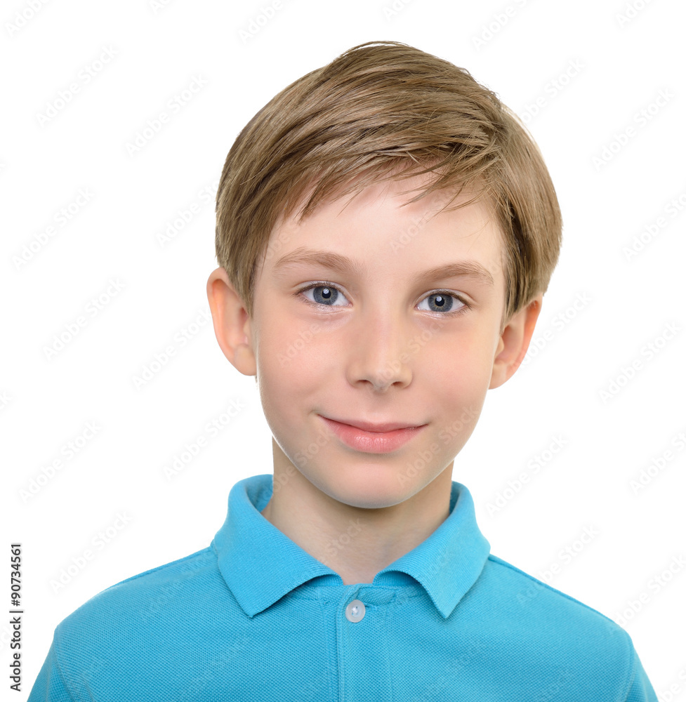 Photo of young happy boy looking at camera. Photo of young happy boy looking at camera.