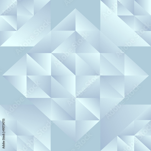 Seamless colorful background made of gradient triangles