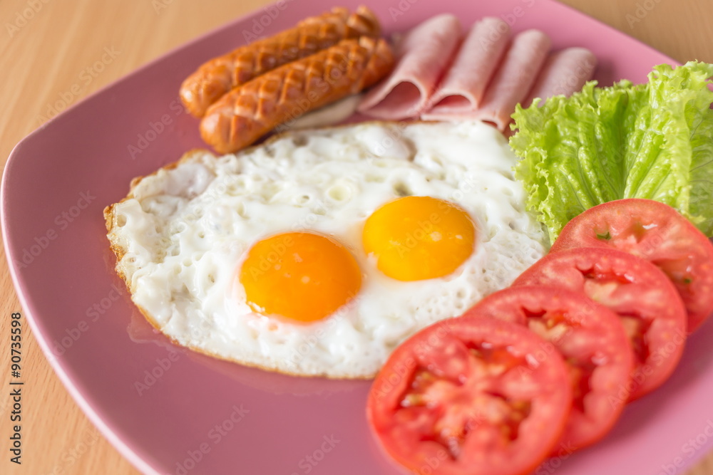 american breakfast/ american breakfast-egg, bacon and sausage,see more image in gallery american breakfast/ american breakfast-egg, bacon and sausage,see more image in gallery