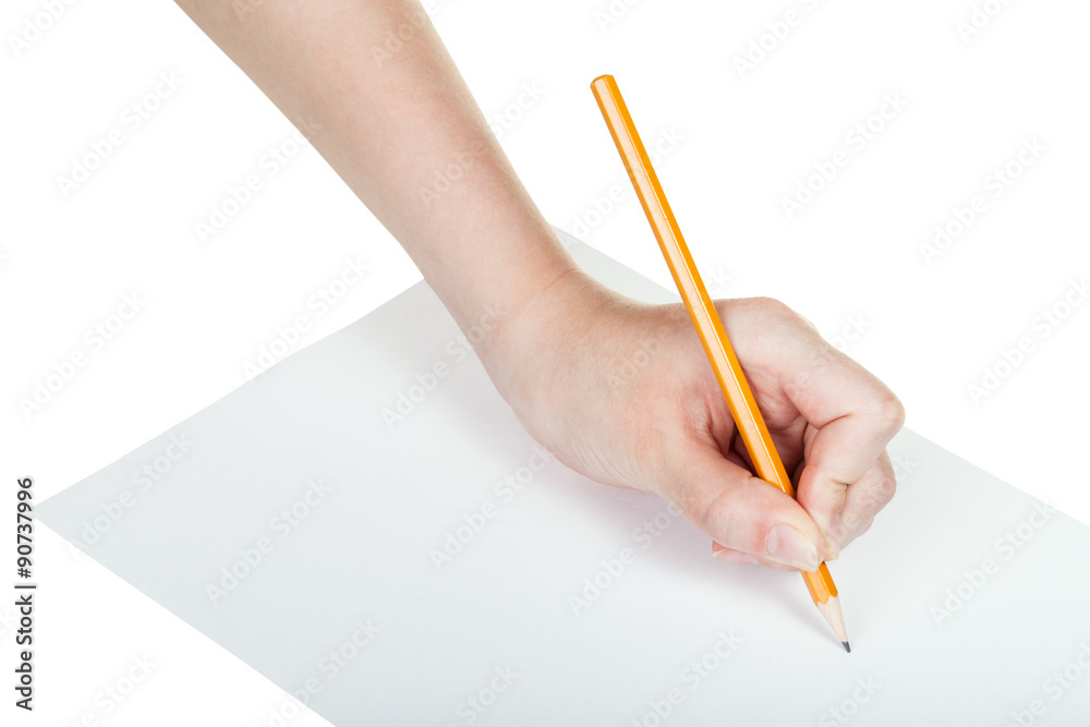 hand draws by simple lead pencil on sheet of paper hand draws by simple lead pencil on sheet of paper