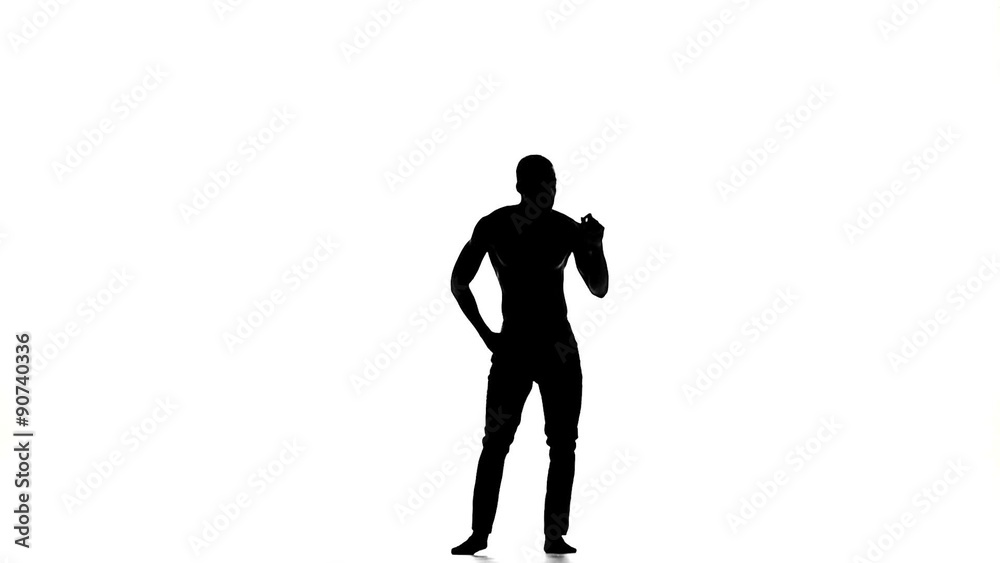 Handsome man dancer enjoy dancing great social latina dance on Handsome man dancer enjoy dancing great social latina dance on