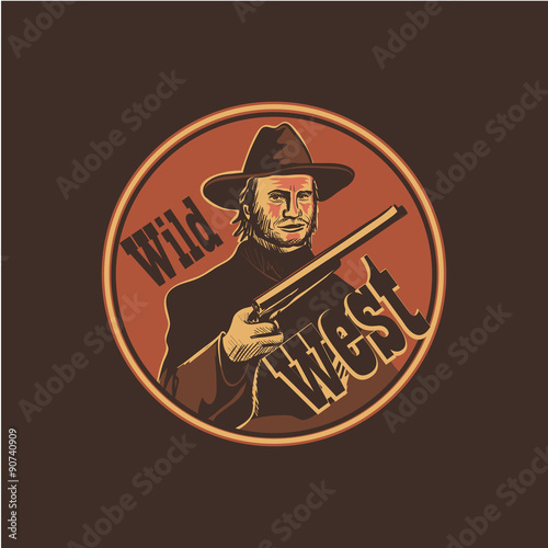 Wild west emblem