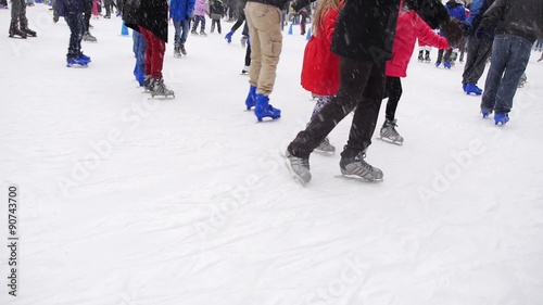 Bryant Park Ice Skaters 3881