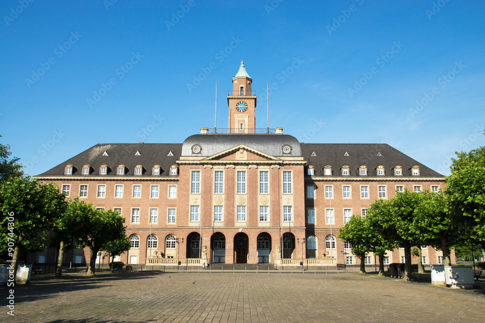 Rathaus in Herne, NRW, Deutschland