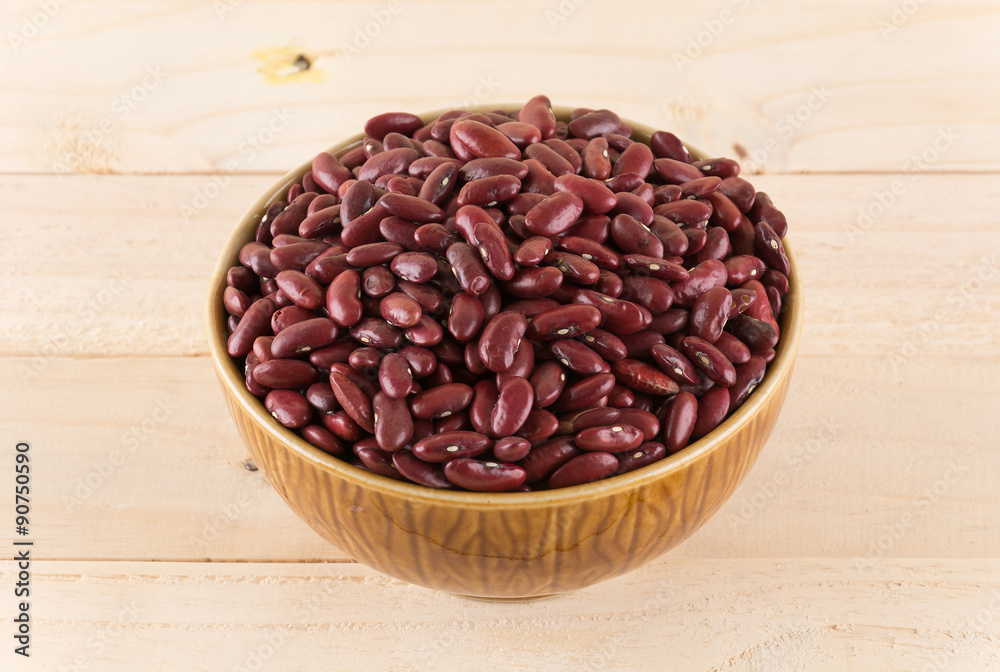 red beans on wood background red beans on wood background
