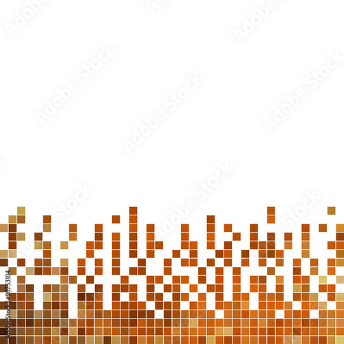 abstract vector square pixel mosaic background