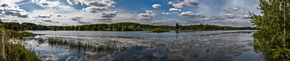 Panorama of the Lake in Elkino