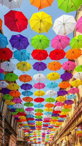 Umbrella Colors explosion