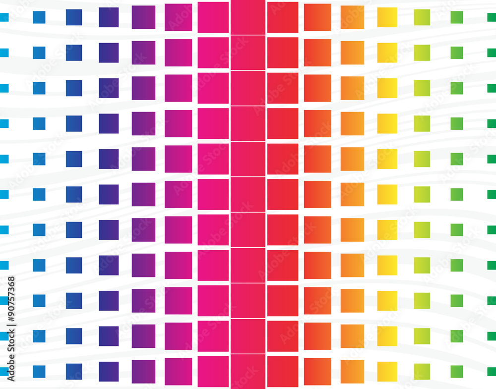 Abstract rainbow color tiles background Abstract rainbow color tiles background