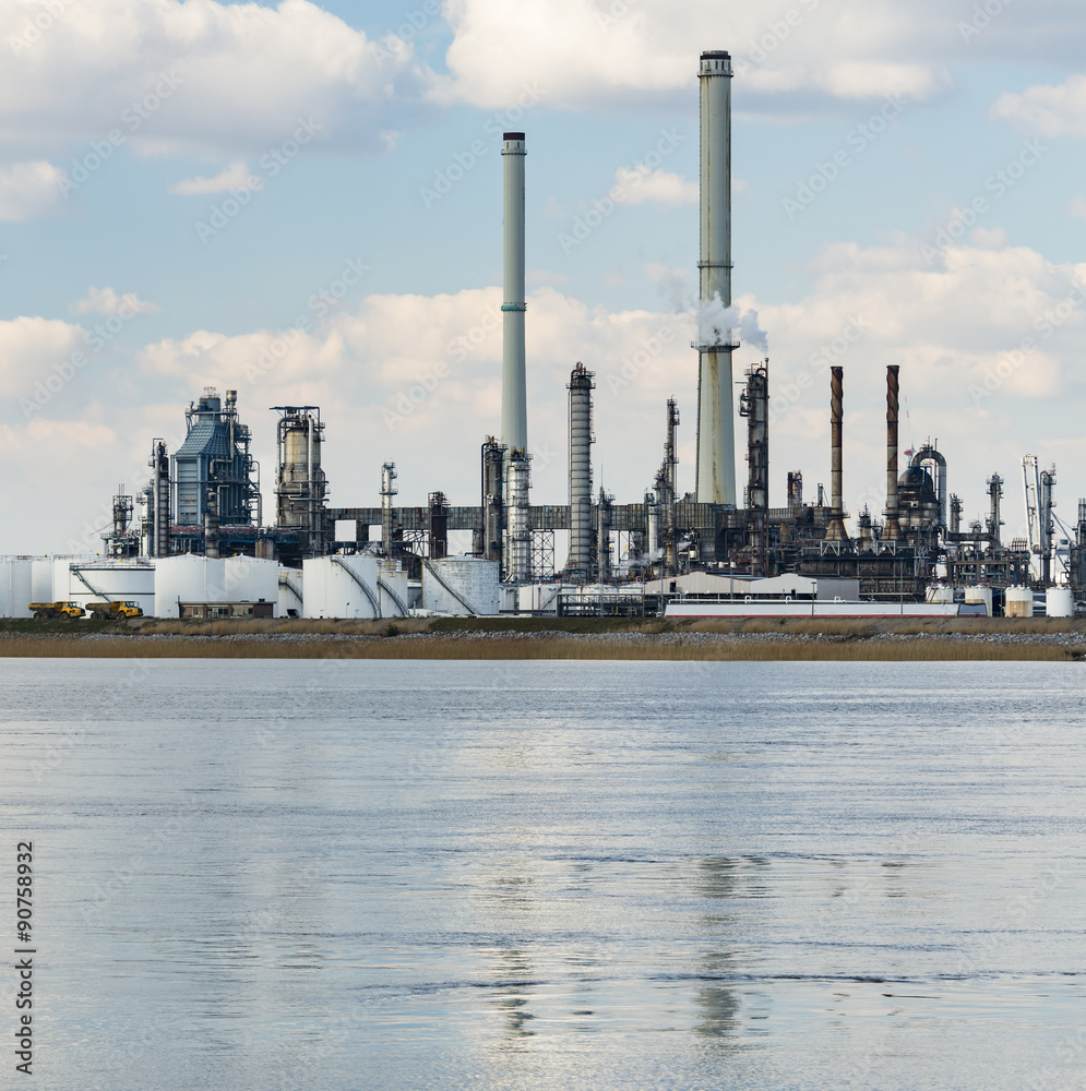 Antwerp Port Refinery Towers