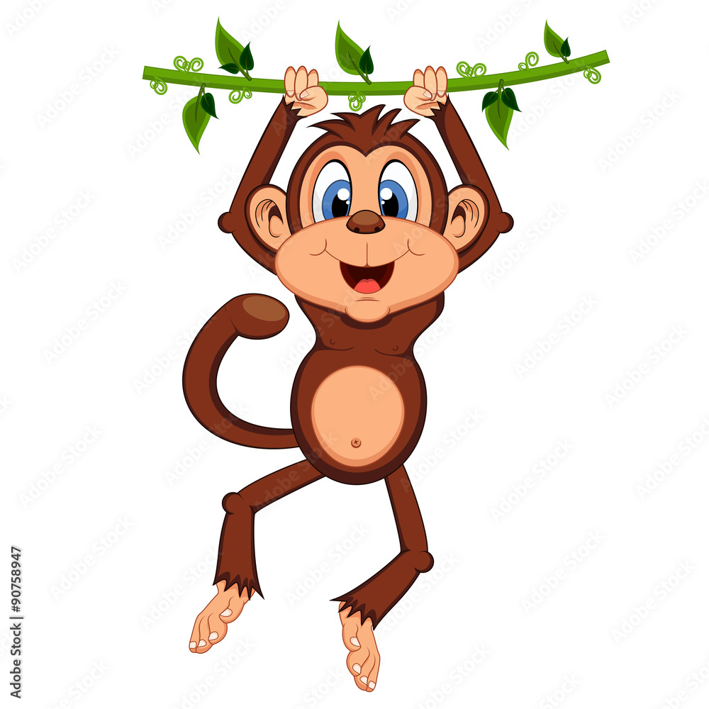 cartoon-monkeys-swinging