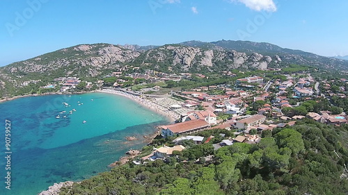 Smerald coast Principe cove in Arzachena Olbia province Sardinia island Italy