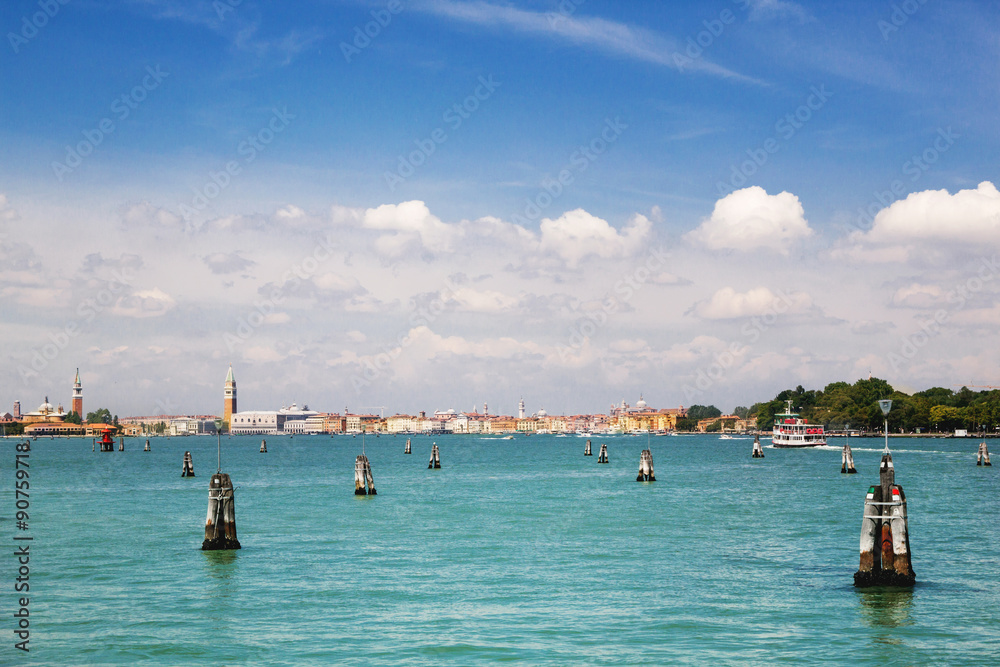 Summer venetian seaview