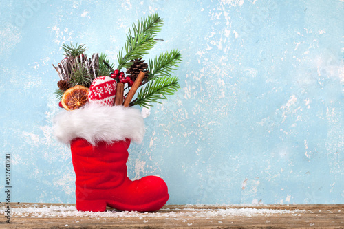 Foto gefüllter Stiefel - Nikolaus