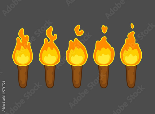 Flame animation for game.