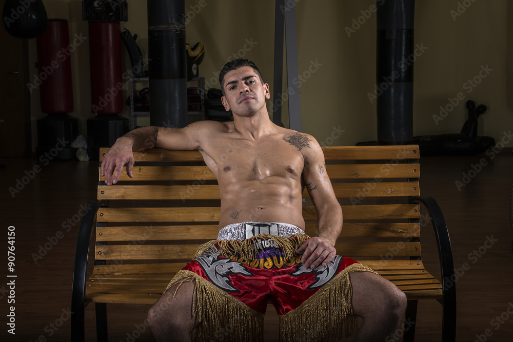 Boxeur a riposo