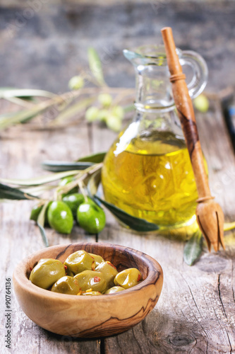 Olives and olive oil