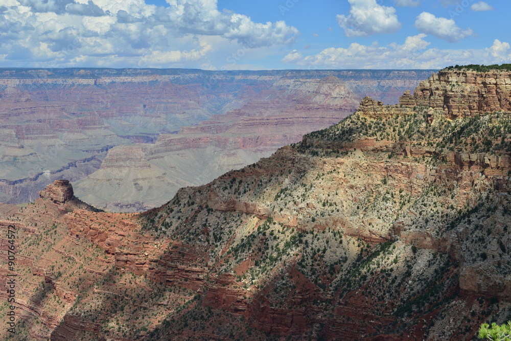 The Grand Canyon National Park in Arizona in late summer