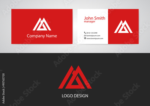 Free Download Vector illustration of logo and business card - GFXLoad