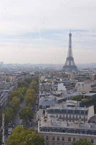 Road to the Eiffel Tower. Paris. France © atostogos13