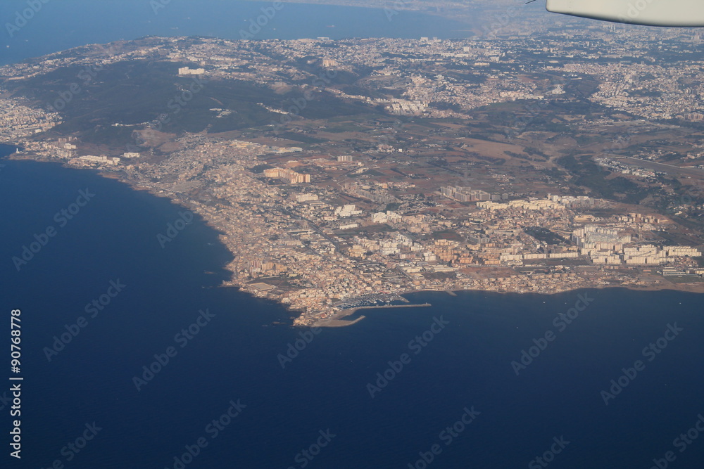 Alger vue d'en haut, Algérie