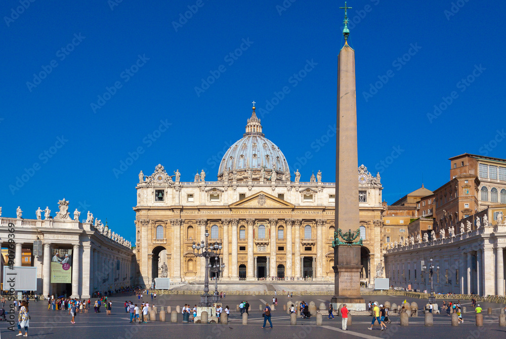 Italy Rome Vatican city to Roman forum