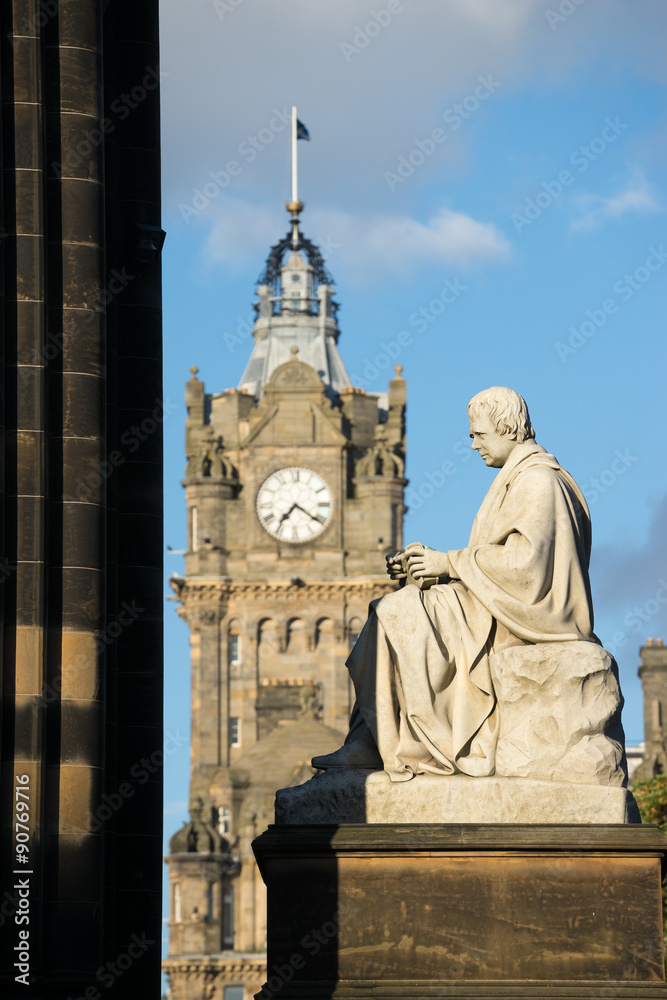 Fototapeta premium Walter Scott's monument. Edinburgh. Scotland. UK.