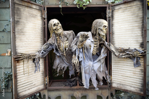 Halloween Ghost Haunted House photo