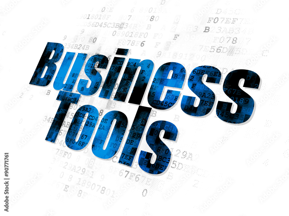 Business concept: Business Tools on Digital background