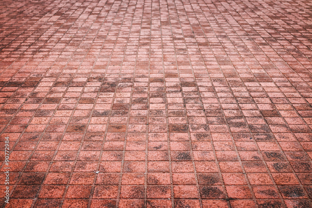 Fototapeta premium old red brick wall texture or background
