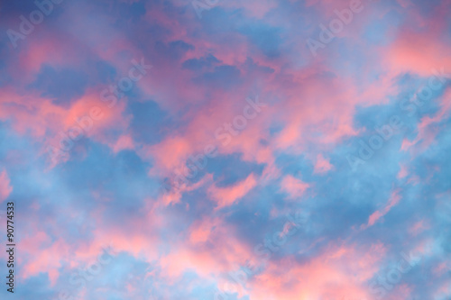 Sky clouds texture, background. Dramatic sky cloud texture backg