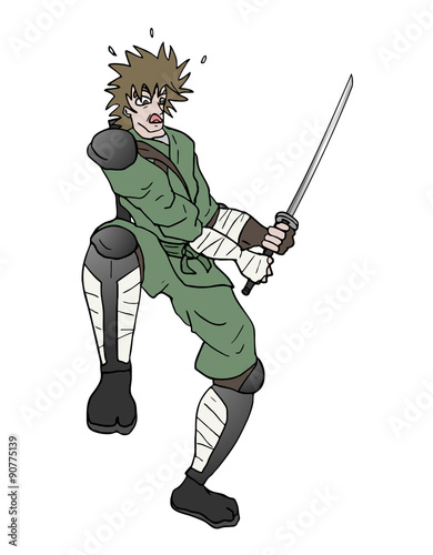 warrior illustration