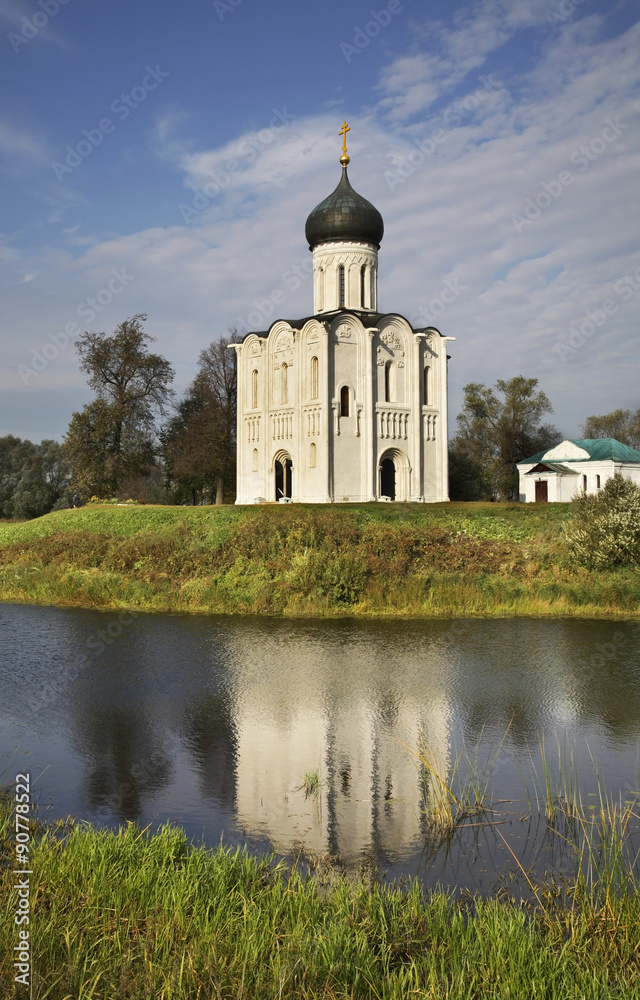 Church of the Intercession on the Nerl near  Bogolyubovo. Vladimir oblast. Russia