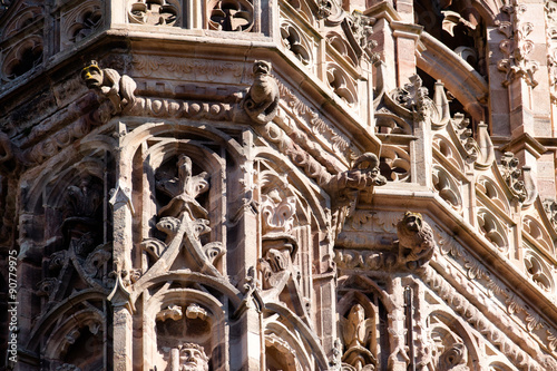 Obraz na płótnie Cathédrale de Rodez dans l'Aveyron